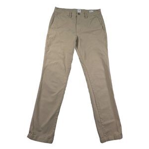 GAP Essential Khaki Straight Chino Pants Men's 32X34 Classic khaki Preppy Modern